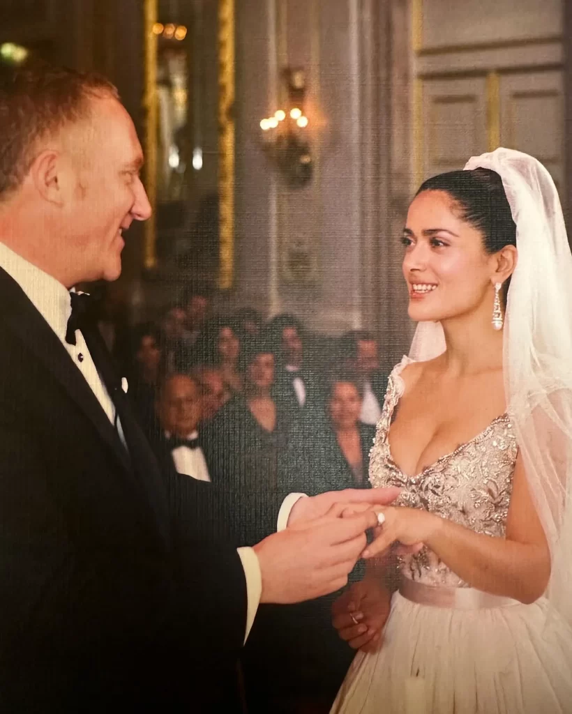 The Stunning Dress Salma Wore When She Married A Billionaire-Finally Revealed